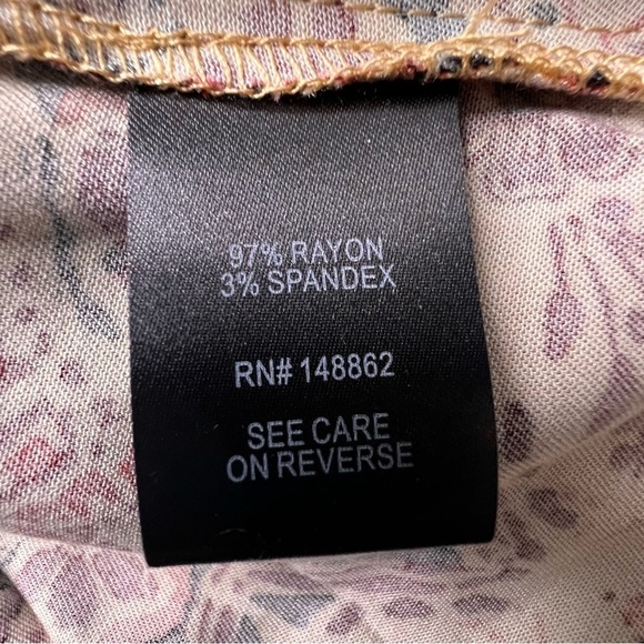 Torrid Midi Challis Smocked Waist Surplice Dress Size 2X - Picture 13 of 14